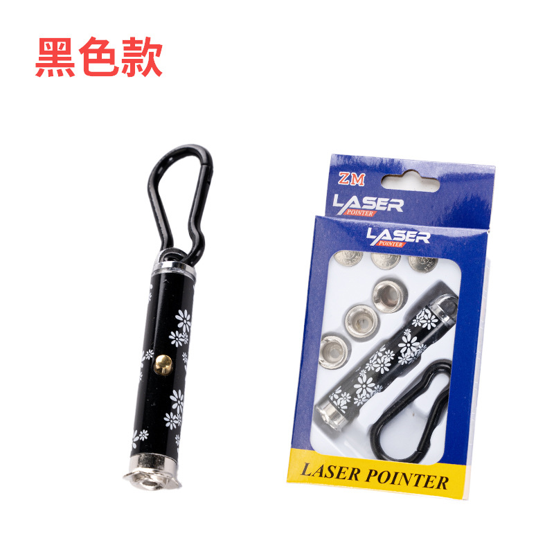 Laser pen, infrared and ultraviolet flashlight toy, multifunctional money detector, LED mini keychain, cat toy