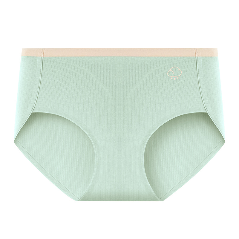 Sin costuras, alto elástico, cintura media, algodón de gran tamaño, bolso, clima de cadera, algodón puro 10A, entrepierna antibacteriana, entrepierna de algodón, calzoncillos para mujer