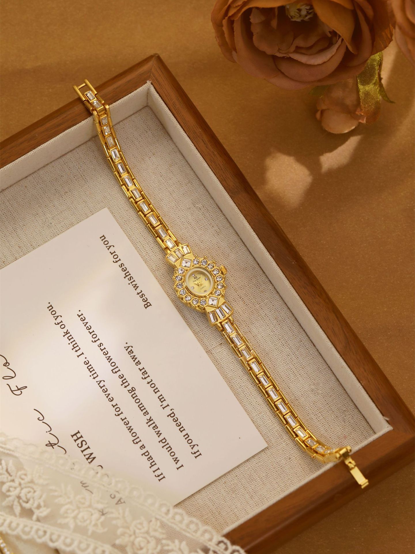 30g Weight Tempered Glass Mirror Material Alloy Strap Material Watch Classification Pointer Display Type Jewelry Buckle Buckle Style Oval Dial Shape Daily, Tea Party Occasion Quartz Movement Solid Color Pattern Women's Gender Luxurious, Shiny Style Luxurious Shiny Solid Color Jewelry Buckle Quartz Watch Women's Watches 5
