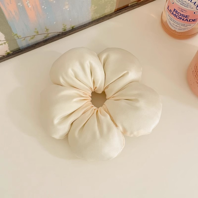 Fan Bingbing con almohada para dormir anillo de cabello de satén femenino cuerda de cabello de intestino grueso temperamento retrógrado cuerda de cabeza de banda de estómago grande