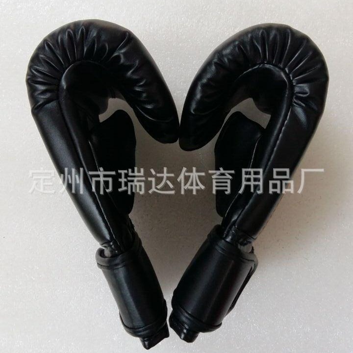 Ventas de fábrica pulgar-fugas guantes de boxeo Sanda adultos niños luchando Muay Thai guantes de boxeo Sanda entrenamiento mano