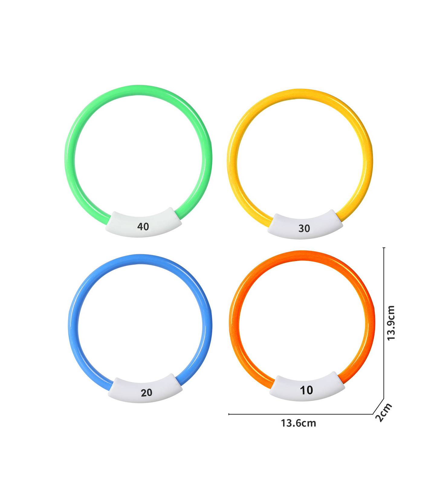 다이빙 링 프린팅 5058 (4개) (최소 배치 크기 100개)