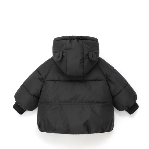  New Children's Down and Cotton Jacket Autumn and Winter Thick Baby Middle and Small Children's Outerwear Cotton Coat Korean Version for Boys and Girls Fashion