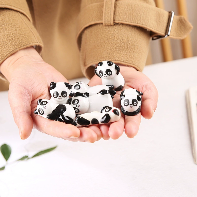 Милый мультяшный панда керамический держатель для палочек в японском стиле держатель для палочек бытовой держатель для палочек обеденный стол украшения для палочек для еды