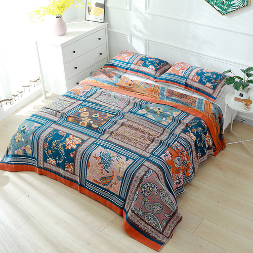 Fiberglass Towel Blanket Cover Quilt Cotton Fabric Comfort Air Conditioner Towel Blanket Manufacturer Wholesale Gift Summer Cooling Blanket