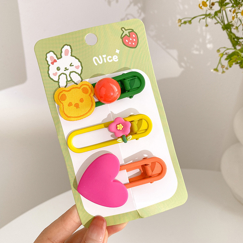 Perder dinero, limpiar el inventario, horquilla para niños al por mayor, horquilla para niñas, pinza lateral de flequillo para niñas, horquilla rota, accesorios para el cabello lindos