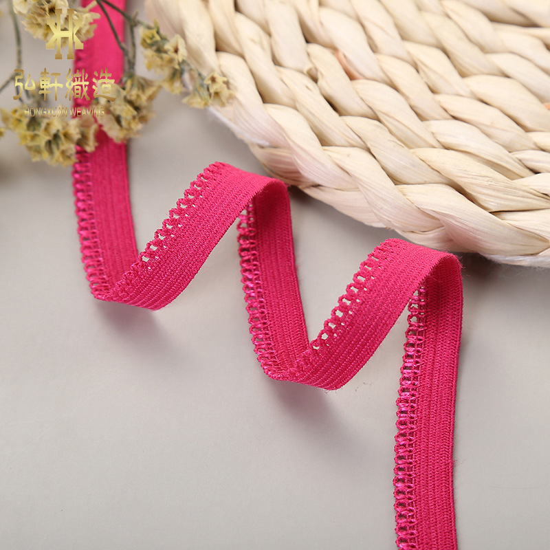 1.0CM八根牙8根牙氨纶锦纶尼龙 七根牙涤纶 内裤底裤小牙带小花边