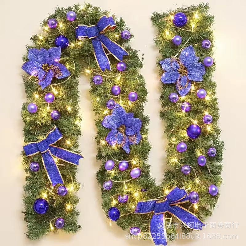 2.7 meters 240 heads blue decoration plus LID lights