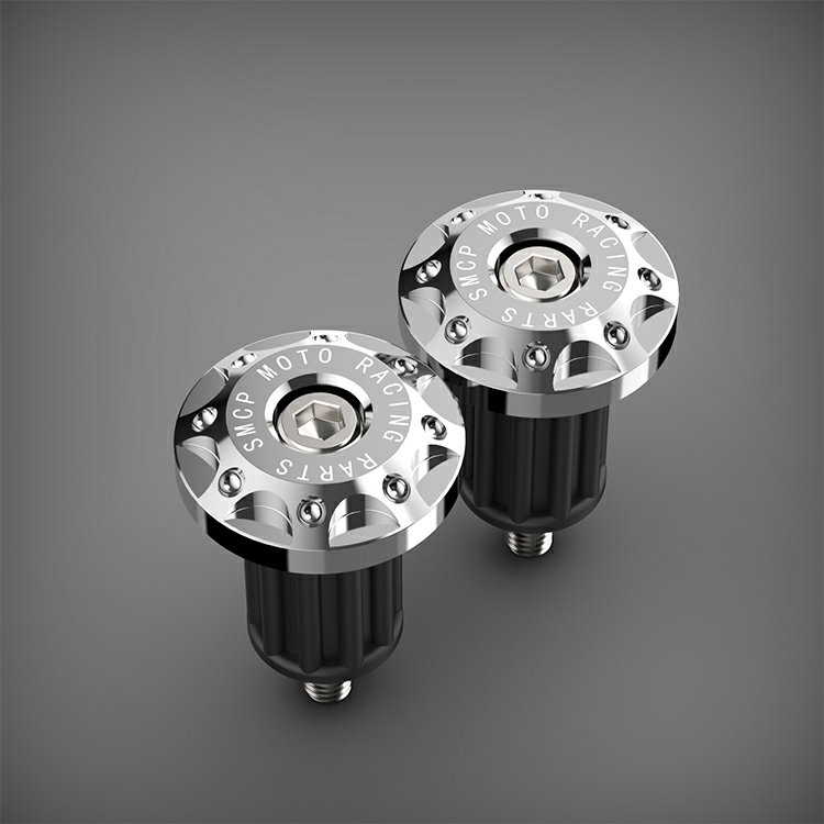 Motorcycle Handlebar Plug Modified Accessories Ghost Scooter Decorative Handle Plug Throttle Grip Anti-drop Plug