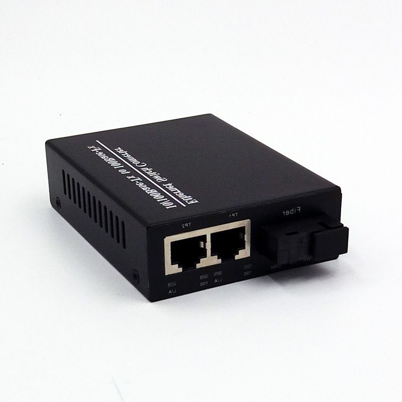 光纤收发器  一网一口   百兆单纤单模单SC/25KM/DC/5V/2A