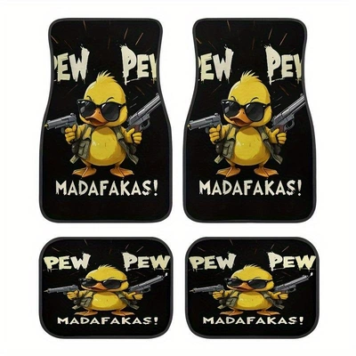 Mats, Stain-Resistant, Water-Absorbent and Non-Slip Four-Piece: Universal Foot Pad - s72
