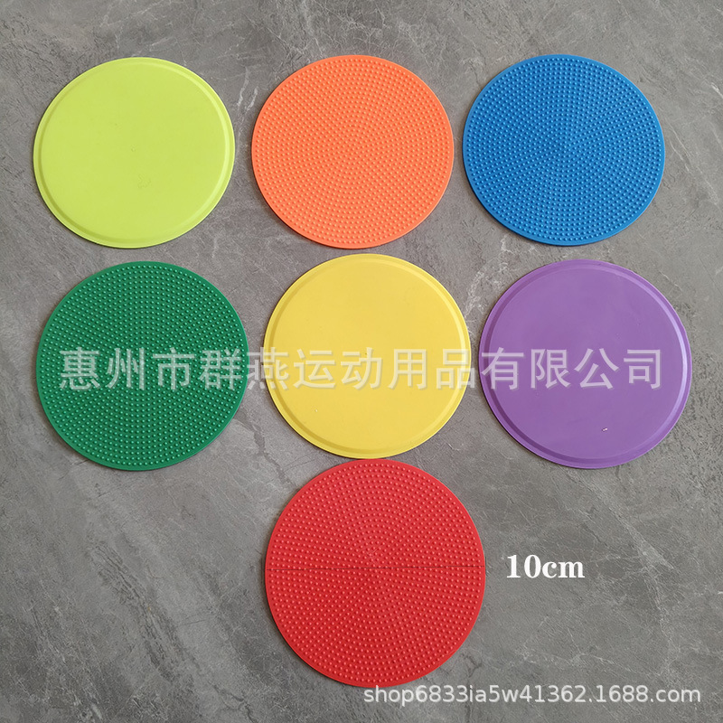 Placa de logotipo Placa de entrenamiento de fútbol Placa de logotipo plana Placa de logotipo de disco formación obstáculo pie cesta fila tenis hito pad