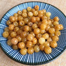 老黄龙玉南瓜散珠配饰配件黄玉新疆金丝玉diy耳环手链项链8*10mm