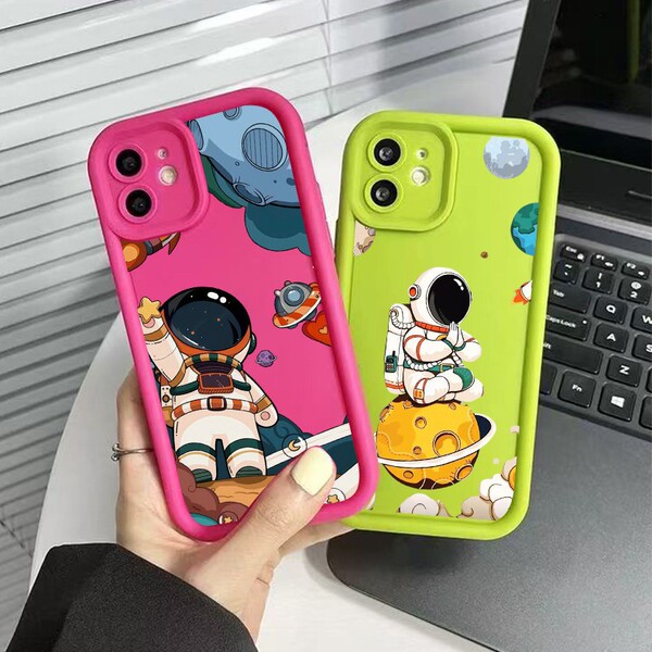 cartoon space phone case