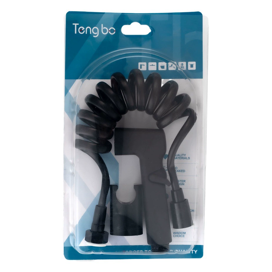 Трансграничная Внешняя торговля черный женский стиральный костюм высокого давления из АБС-пластика, пистолет-распылитель для унитаза под давлением, Женский очиститель, ручной распылитель для ванной комнаты