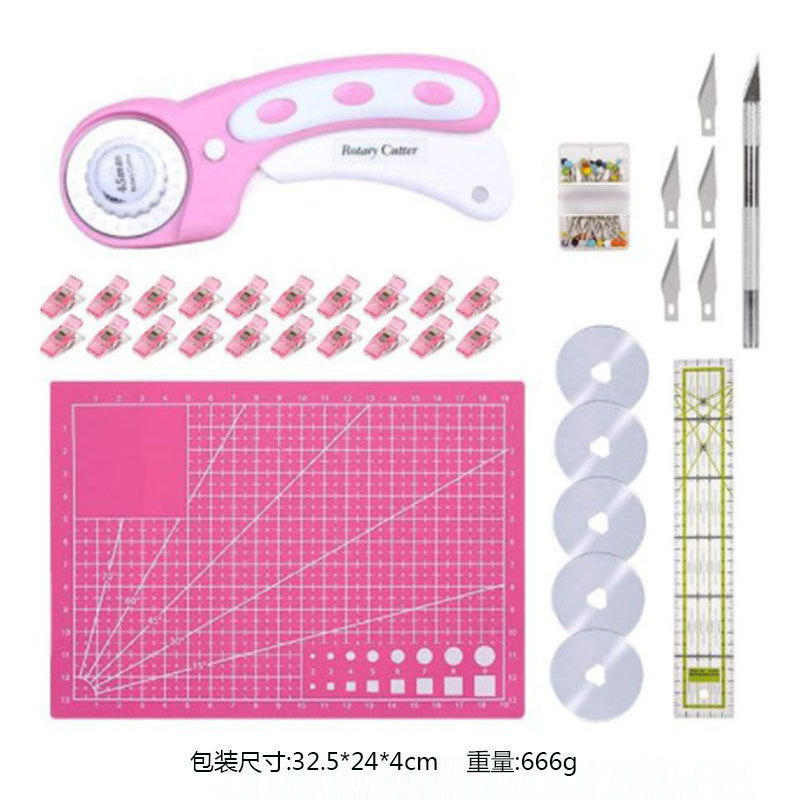 裁断布刀割布刀円形ローラー切断刀切断パッドセット45mmローラーセット|undefined