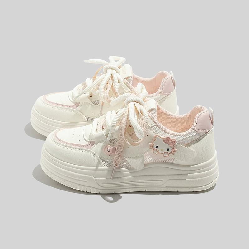 Summer white shoes, fashionable footwear, breathable comfortable sports sneakers for leisure