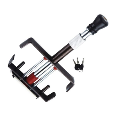 Car lock: foot pedal lock clutch