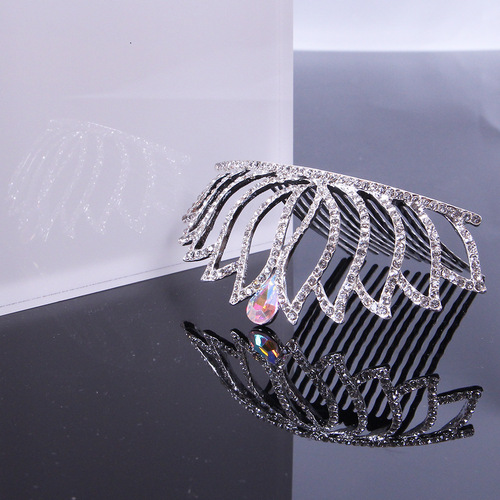 Children's Crown Headpiece Princess Little Girl King Crown Girl Hair Pin Birthday Festival Hair Comb Baby Small Crown Hair Accessory