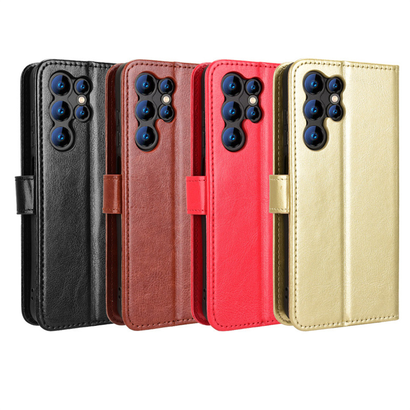 适用欧奇C1手机壳Oukitel C61 Pro手机皮套翻盖C65插卡疯马纹C60
