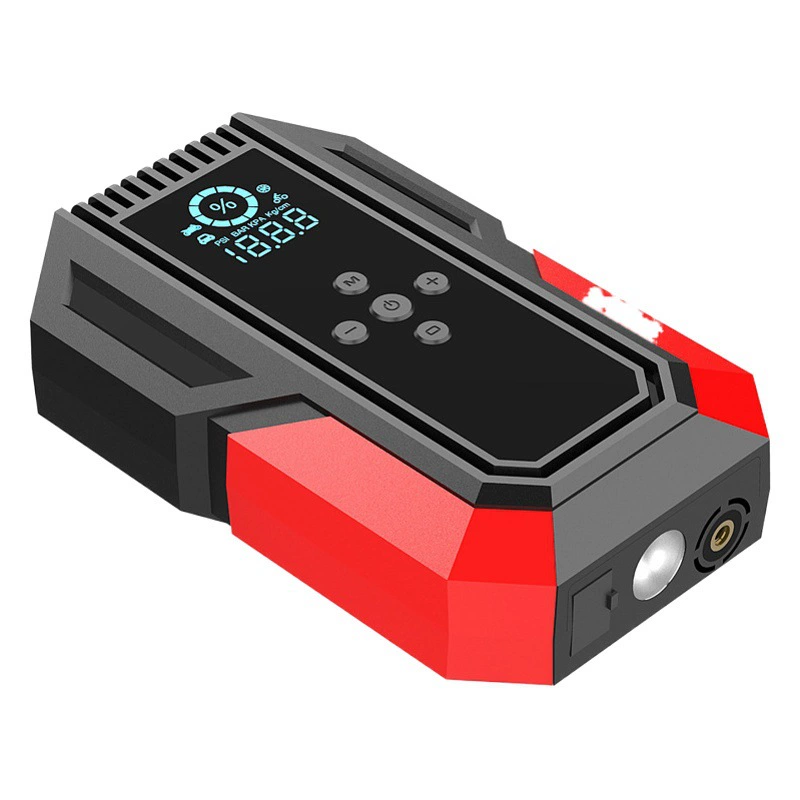 Многофункциональное портативное устройство для запуска автомобиля и подкачки шин (аварийный источник питания)