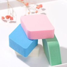 菱形乳胶粉扑干湿两用多色易上妆四个装影楼化妆师用美妆工具批发