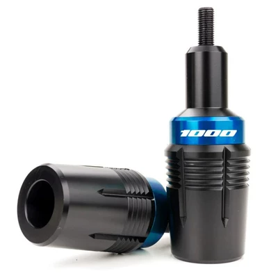 Motorcycle bumper Anti-Fall Protection Ball + - blue-pair-of-body-anti-fall-gsxs1000