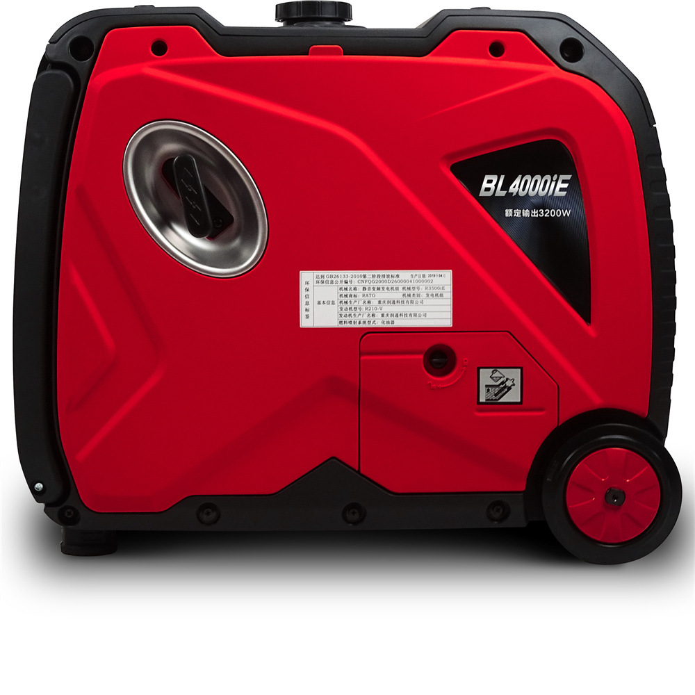 贝隆3.5KW低噪音变频汽油发电机额定3.2KW便携式低噪音汽油发电机
