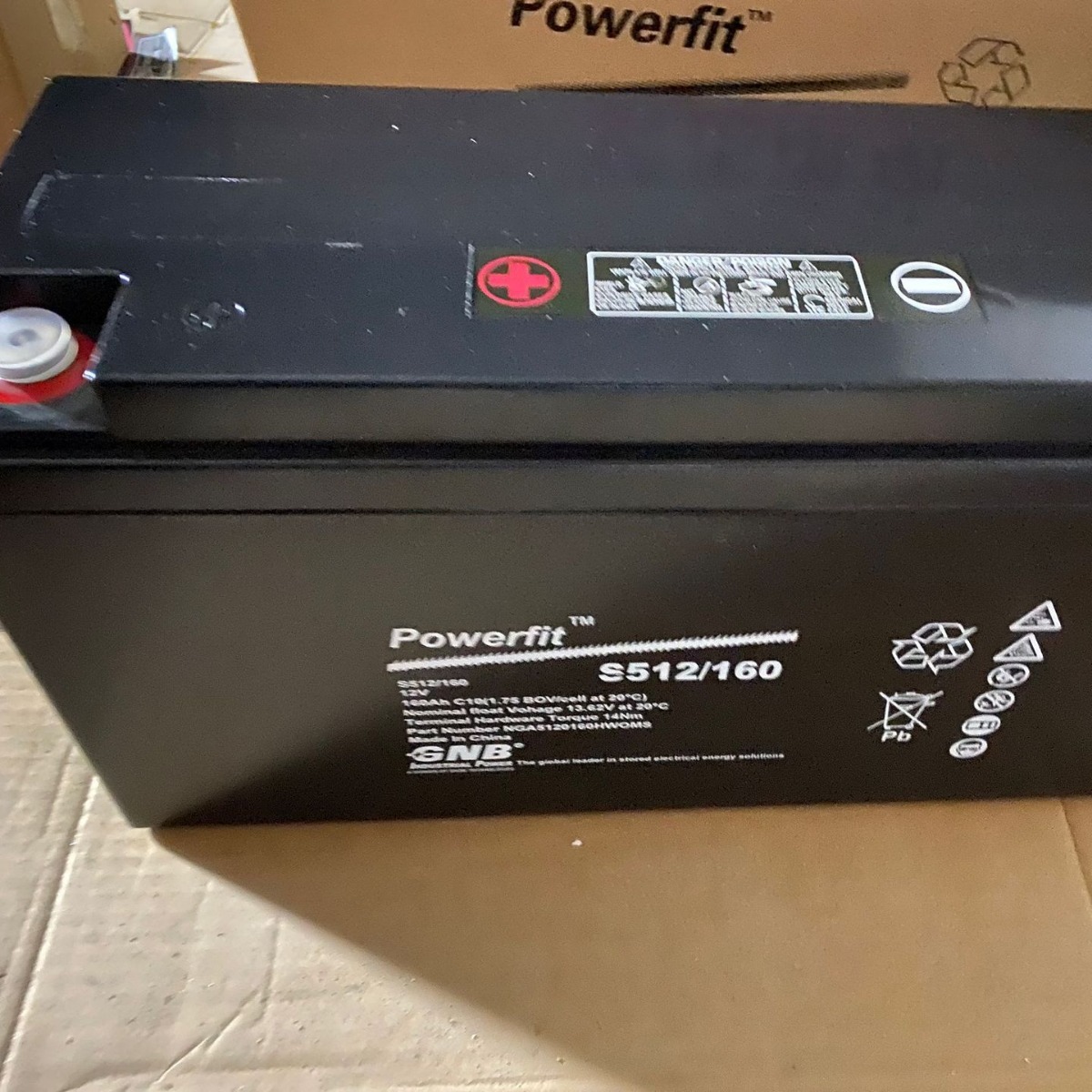 美国GNB蓄电池S512/180免维护12V180AH太阳能通讯基站机房UPS电源