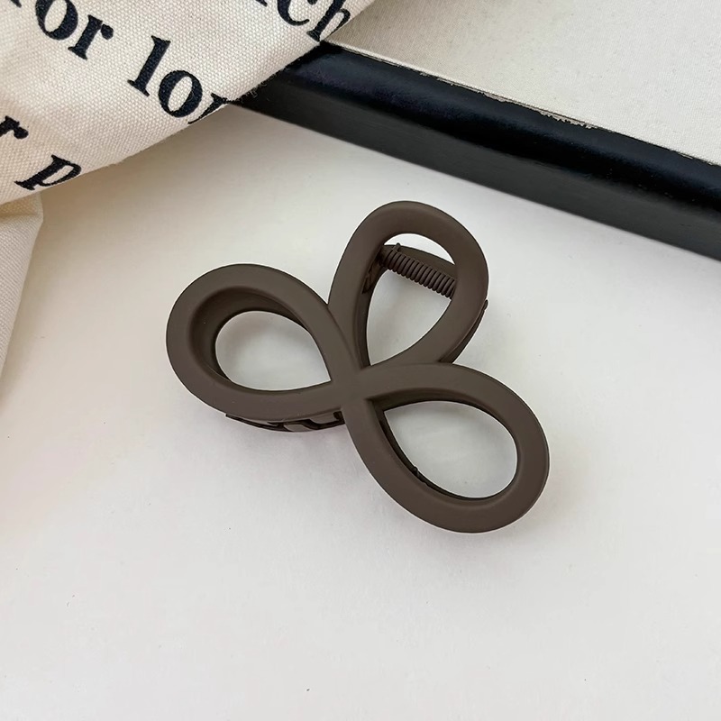 Accesorios para el cabello de pinza de tiburón de acrílico grande de Corea, clip de agarre para el cabello de disco simple, tocado de horquilla de cabeza femenina al por mayor