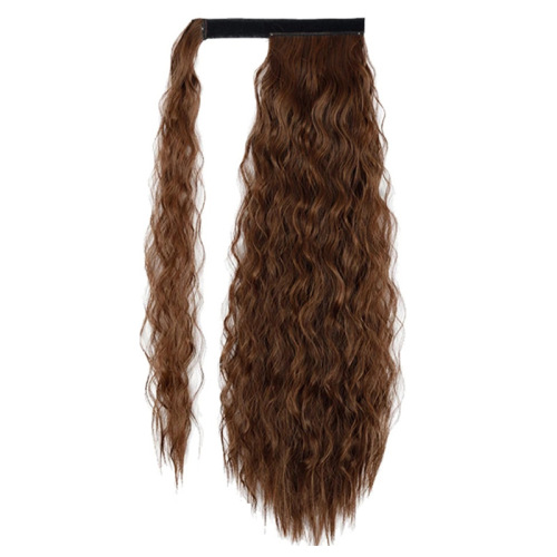 Magic Tape False Hair Ponytail Volume Corn Curl Synthetic High Ponytail Simulation Seamless Natural Band Ponytail