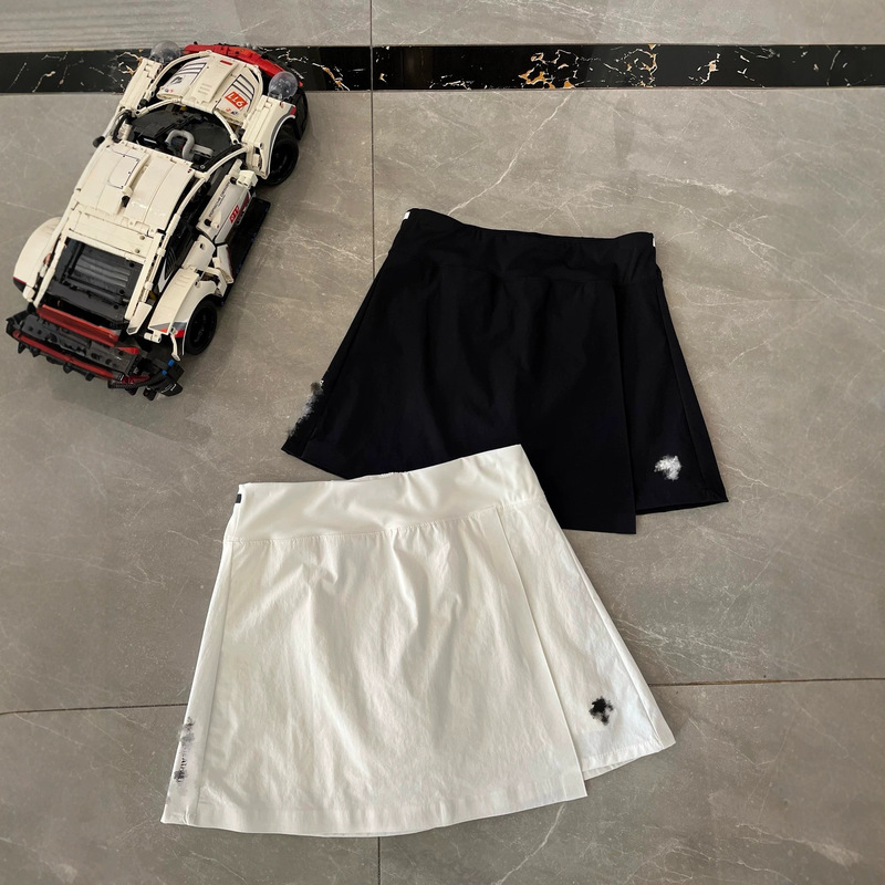 Dijia Women's Casual Solid Color Shorts Sports Skirt Elastic Waist + Contrast Color Design Skirt 2026 Summer Dijia Women's Casual Solid Color Shorts Sports Skirt Elastic Waist + Contrast Color Design Skirt 2026 Summer
