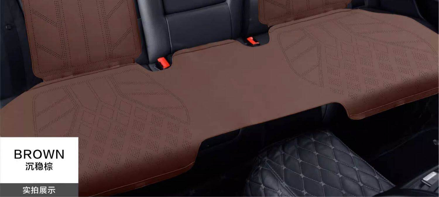 Suitable for 2026 car seat cushions, universal for all seasons, suede leather seat cushion, high-end saddle pad, suede seat cover for summer