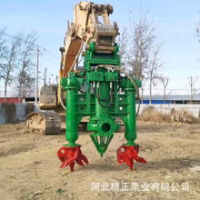 挖机清淤泵河道清淤泵泥沙输送泵液压渣浆泵立式泥浆泵钩机泵