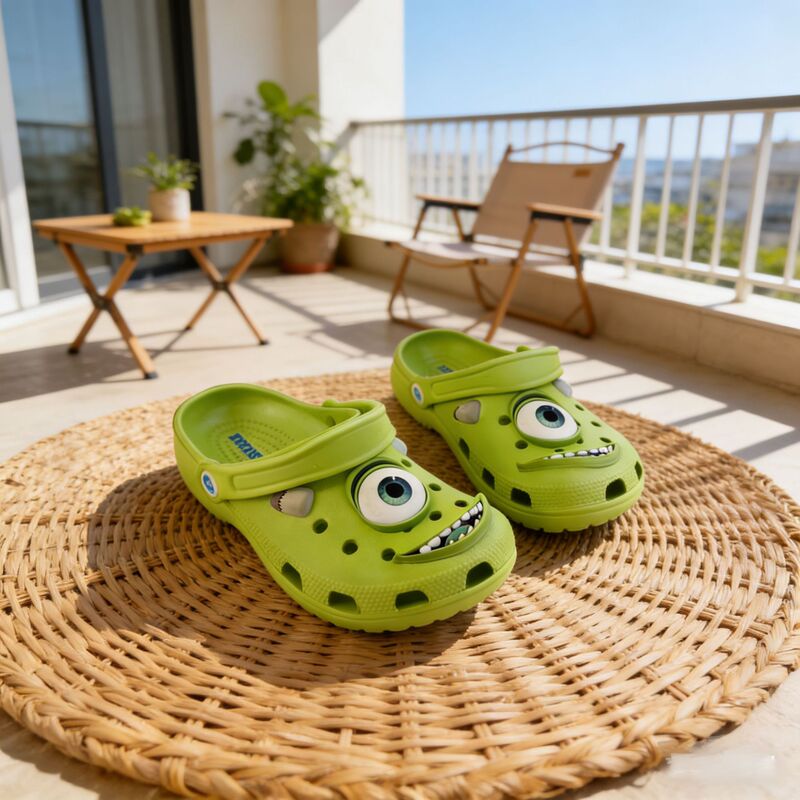 Power Monster Croc Shoes Children's Shoes Baotou Anti-Slip Beach Shoes Outdoor Slippers Super Soft Sandals Super Light Internet Celebrities Can Be Approved