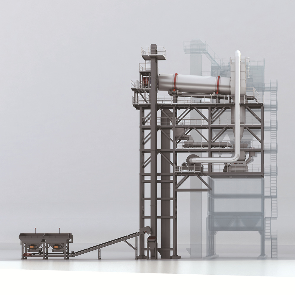 南方路机NFLG LBHR2000 沥青厂拌热再生设备