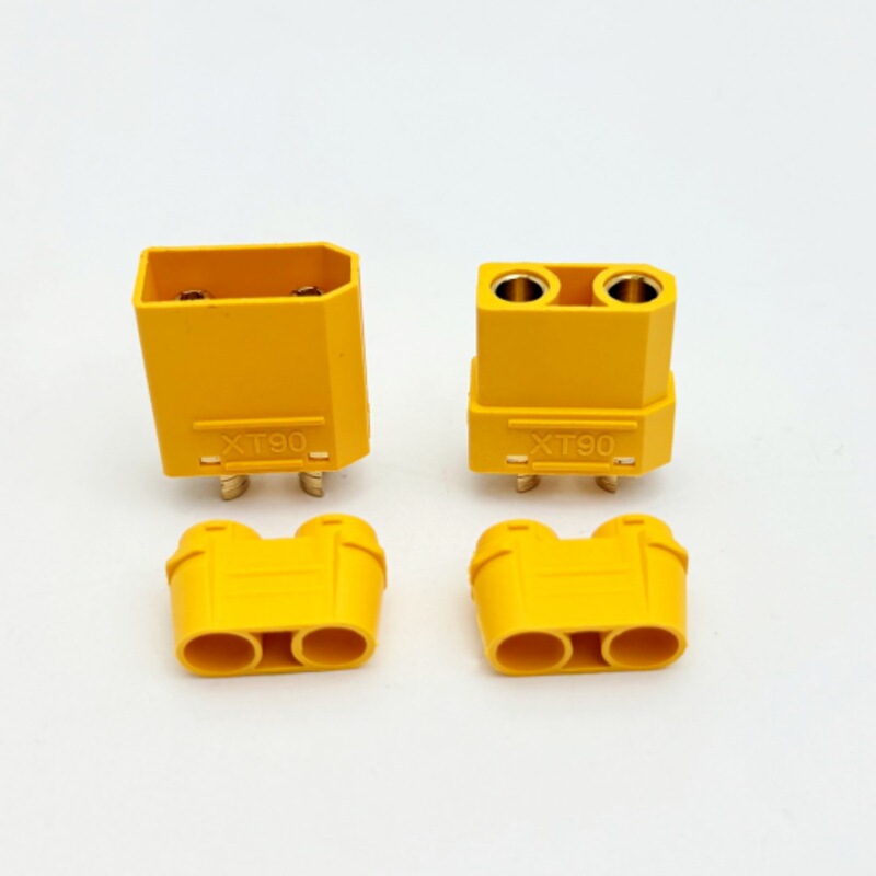 Xt90 Model Aircraft Plug Connector Lithium Battery Environmentally Friendly Flame-Retardant Xt90H Male and Female High-Current Plug Xt90 Model Aircraft Plug Connector Lithium Battery Environmentally Friendly Flame-Retardant Xt90H Male and Female High-Current Plug