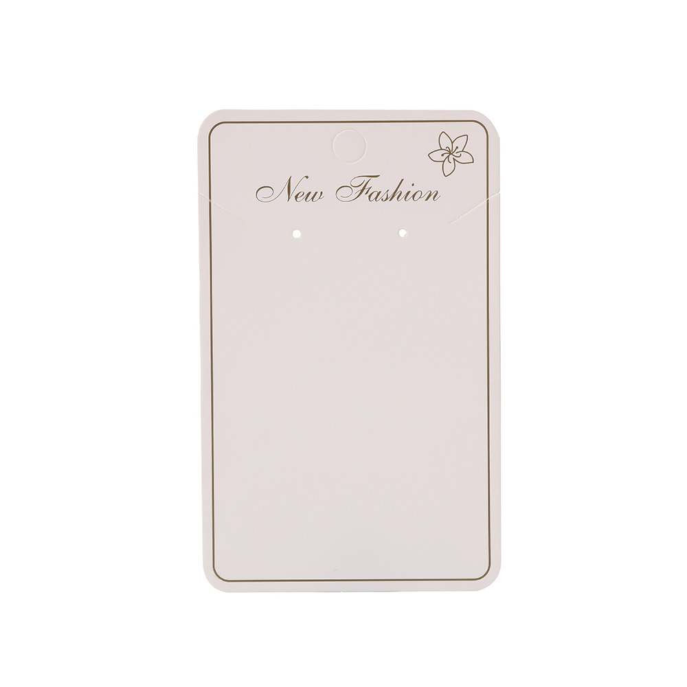 Fábrica directa collar tarjeta de embalaje de joyería de estampado de oro artesanía de embalaje de joyería DIY en stock