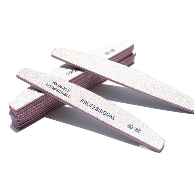 Factory Direct supply high quality professional nail file with teeth nail grinding manicure tool double-sided polishing strip no sand falling