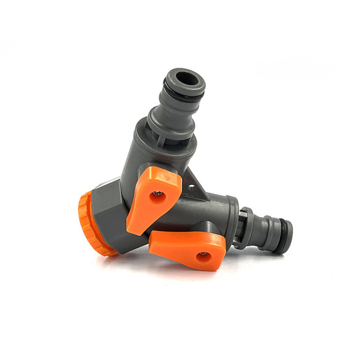 Garden plastic tape switch water pipe connector Y-type three-way conversion, car wash water gun three-way conversion connector