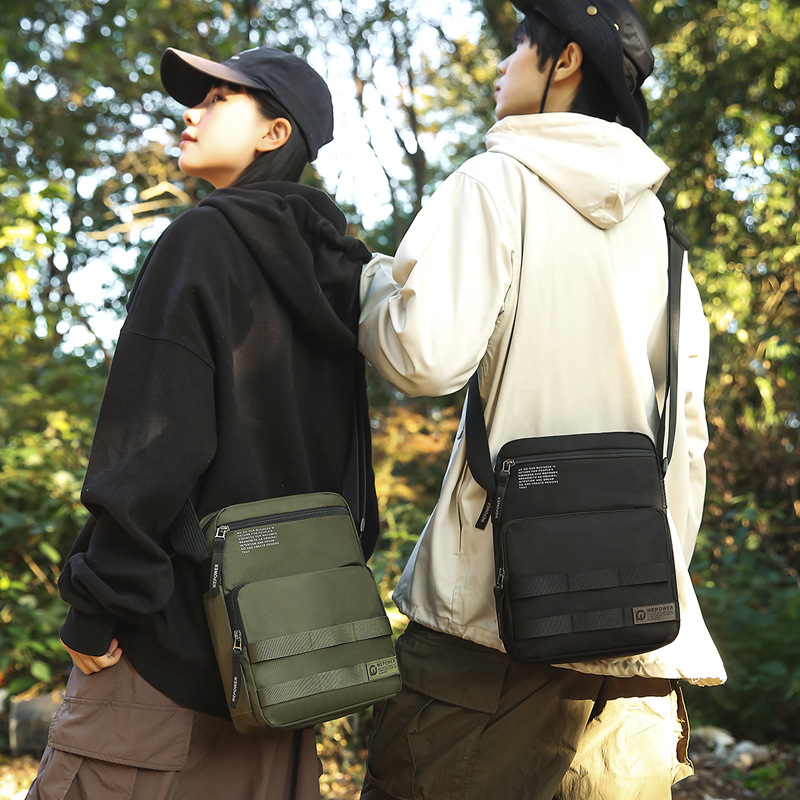 WEPOWER nuevo estilo de moda para hombres bolso de hombro de negocios anti-derramamiento bolso simple y ligero al aire libre mochila