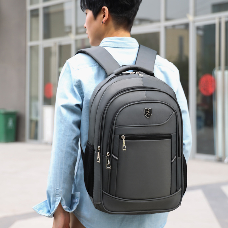 Mochila de hombre de nuevo estilo, bolso de computadora de negocios transfronterizo, mochila de viaje al aire libre, mochila escolar de gran capacidad para estudiantes de secundaria y preparatoria