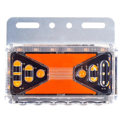 24V large truck running water light guide side light trailer high brightness waterproof led running water turning driving lighting side light waist light