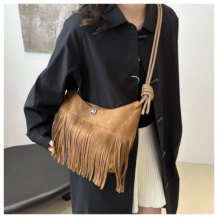 Crossbody Bag Bags Type Street, Shopping Occasion Women's Pu Leather Solid Color Vintage Style Classic Style Bucket Zipper Crossbody Bag