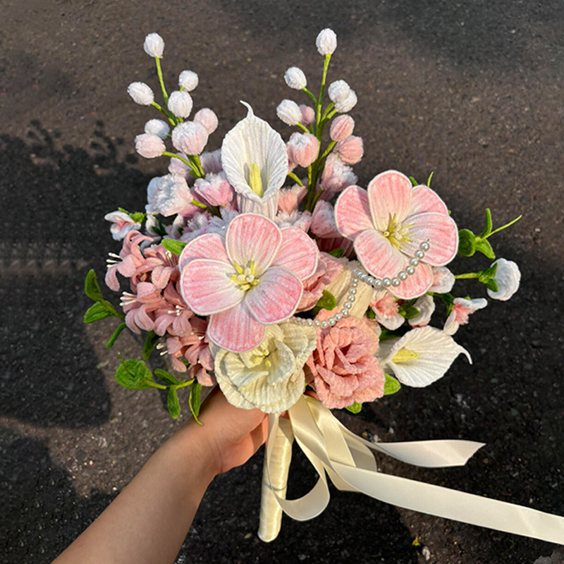 ツイストスティックブーケ手作りひまわりハンドヘルド素材パッケージ婚約証明書親友ガールフレンド誕生日工場直販|undefined