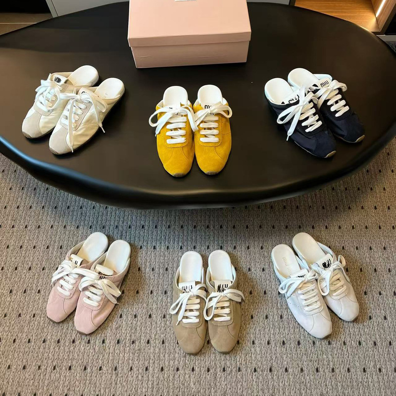 Ultra-Light and Breathable! 2025 New Style Genuine Leather Round-Toe Casual Ballet Flats French Toe-Toe Soft-Soled Slippers for Women