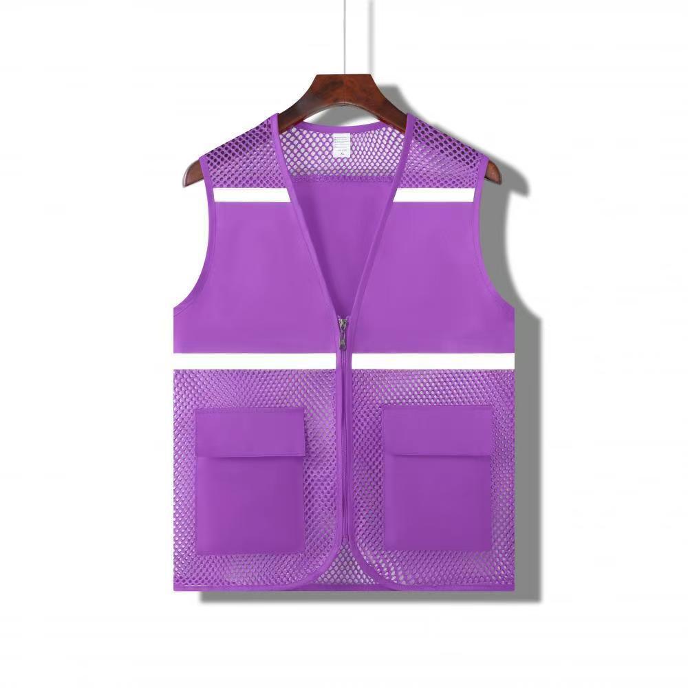 Red de pesca para campamento de verano, chaleco transpirable, camisa publicitaria, actividades para niños, chaleco reflectante voluntario, logotipo impreso personalizado