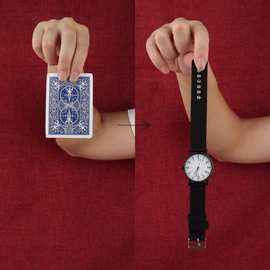 牌变手表 扑克牌变手表 魔术道具 简单 近景 短视频 Watch This