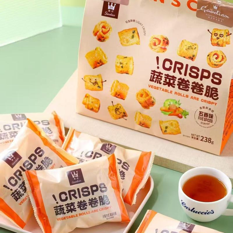 高点蔬菜卷卷脆香辣味五香味独立包装网红膨化追剧解馋大包小零食|undefined