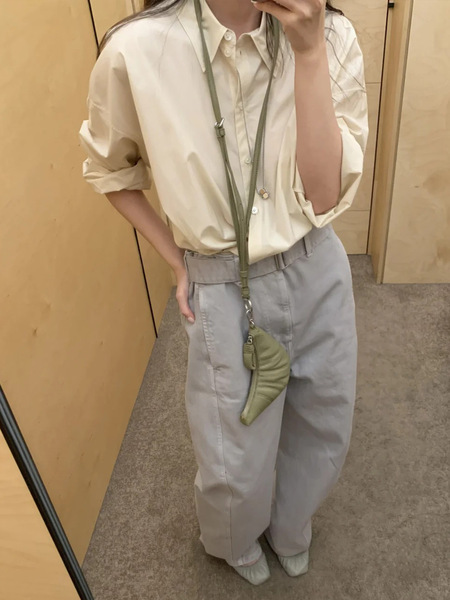 Spring cotton belt bag